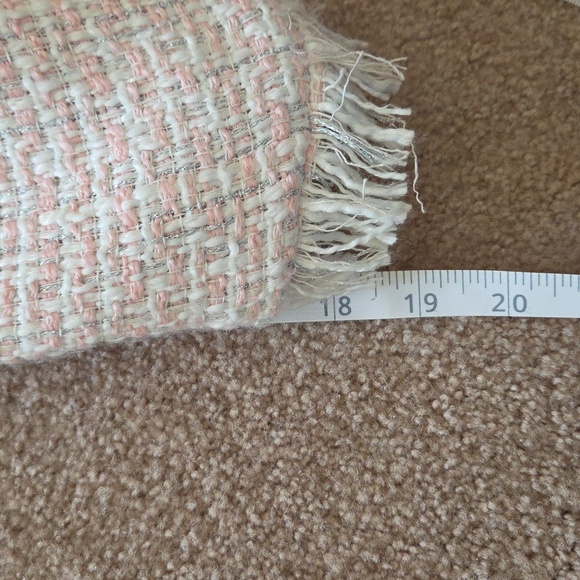 VENUS Women's Tweed Blazer - Pink and White - Picture 11 of 13